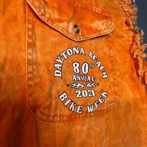 Daytona Bike Week 2021 Cutoff Button‎ Down 2XL